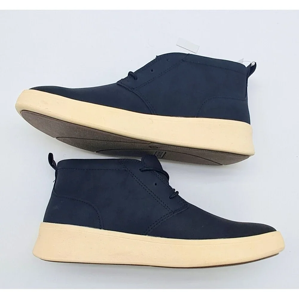 Izod Palmer Boots Men's 8 Black Chukka Memory Foam Shoes